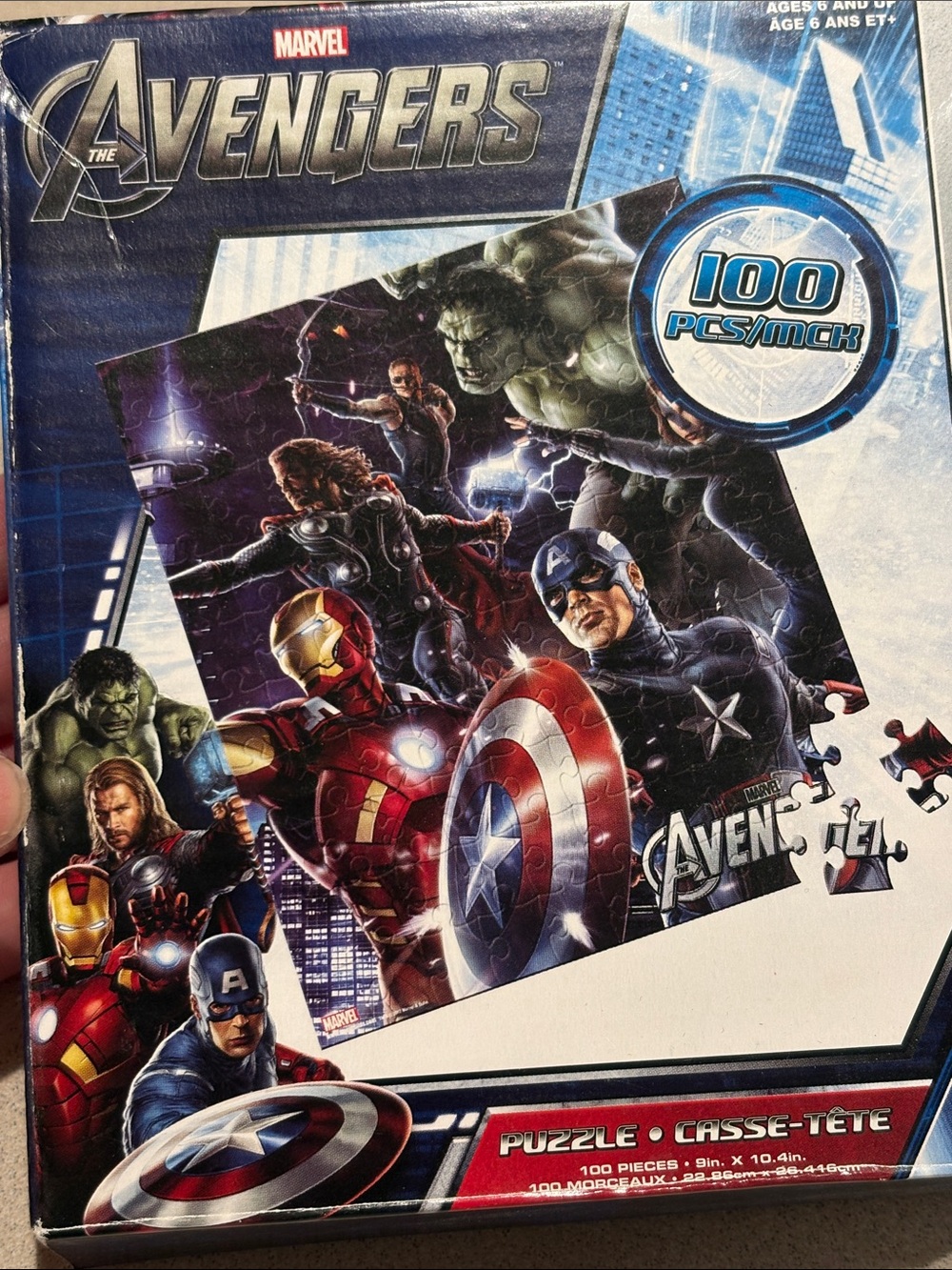 Marvel Avengers Puzzle - 100 pieces (new in pkg)